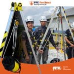 10. เช่าไตรพอด 3 ขา รอกประกอบ (เชือก) แบรนด์ PETZL